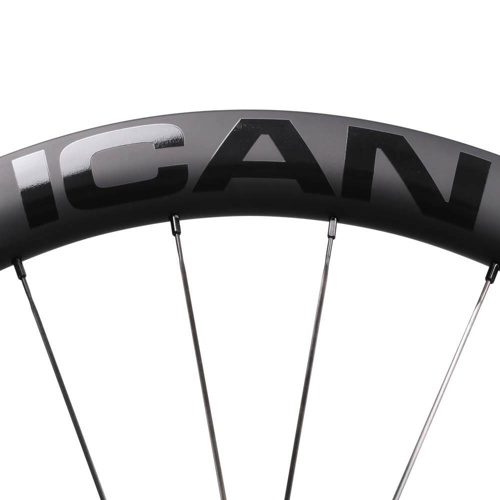 ICAN 650B G25カーボングラベルホイール–ICANサイクリング